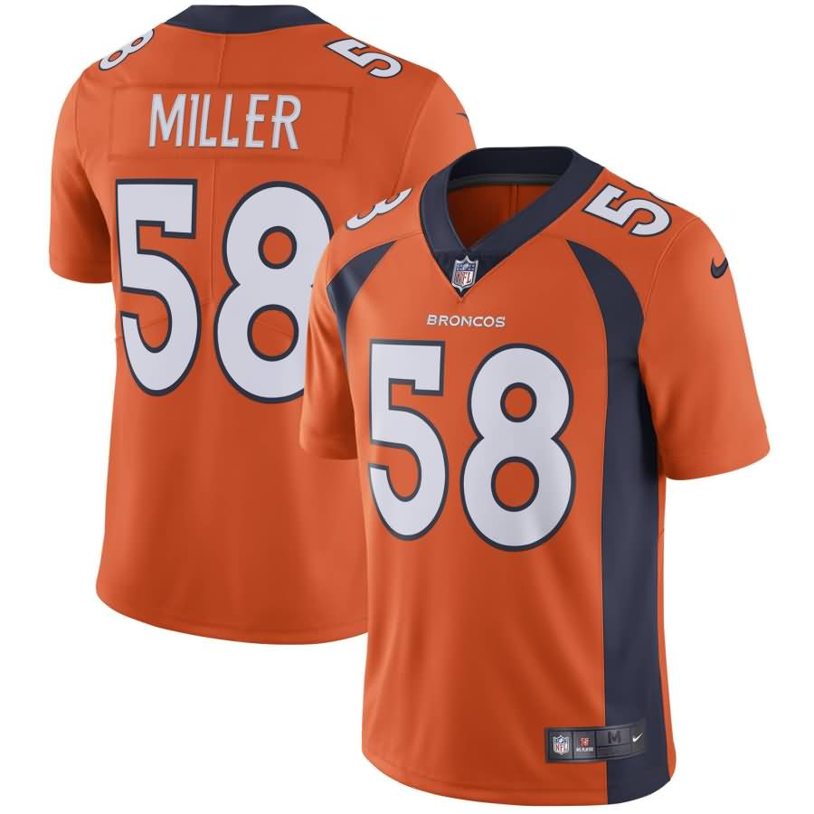 Von Miller Denver Broncos Nike Youth Vapor Untouchable Limited Player Jersey - Orange