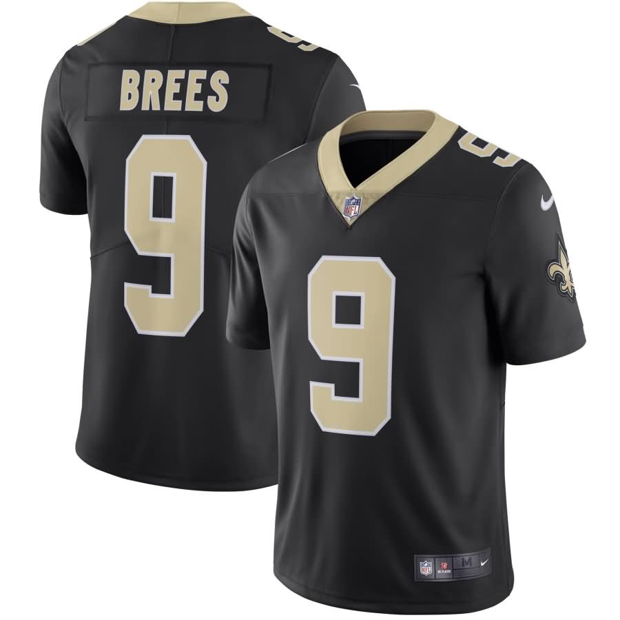 Drew Brees New Orleans Saints Nike Youth Vapor Untouchable Limited Player Jersey - Black