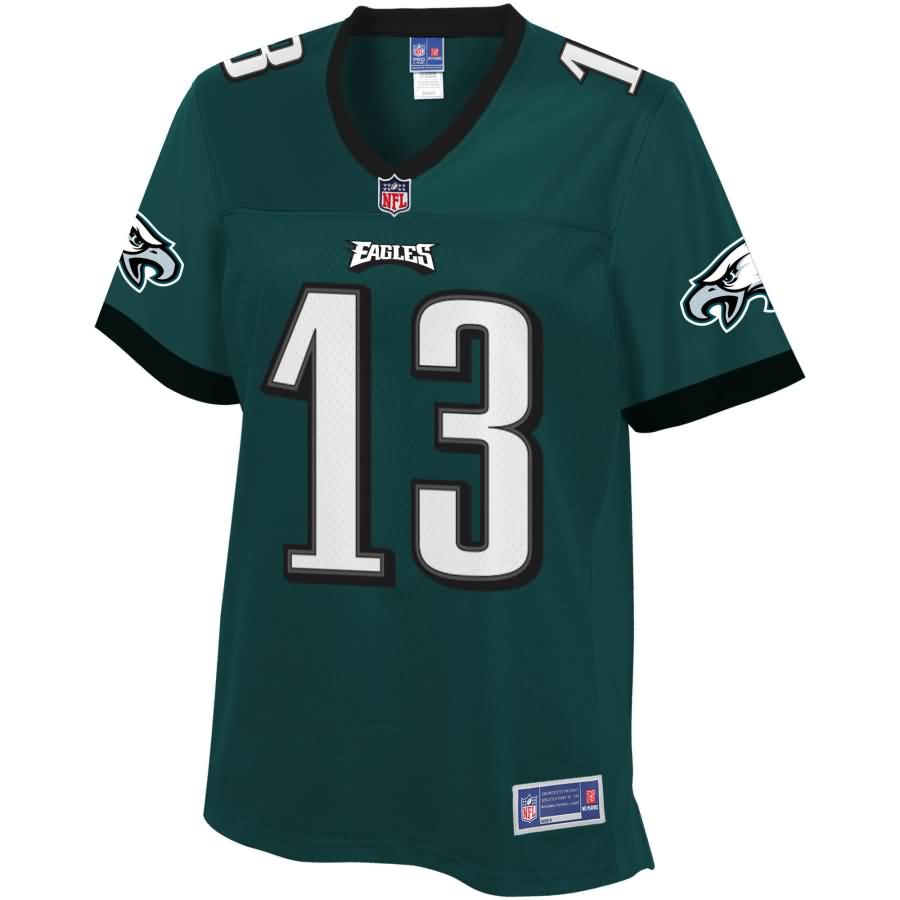 Nelson Agholor Philadelphia Eagles NFL Pro Line Women's Player Jersey - Midnight Green