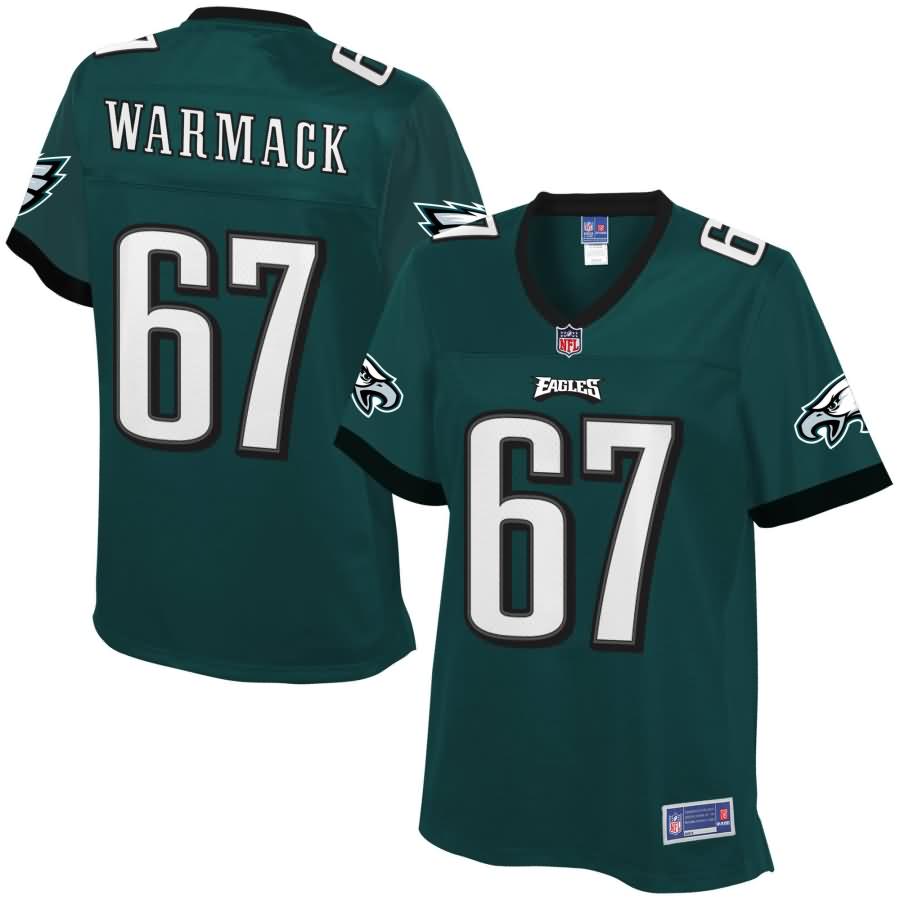 Chance Warmack Philadelphia Eagles NFL Pro Line Women's Player Jersey - Midnight Green