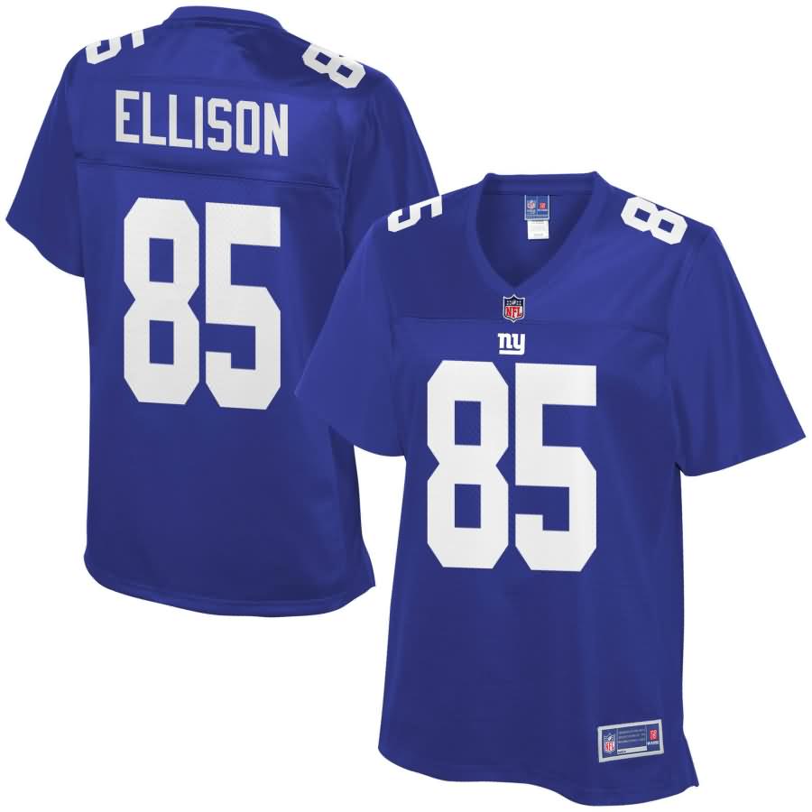 Rhett Ellison New York Giants NFL Pro Line Women's Player Jersey - Royal