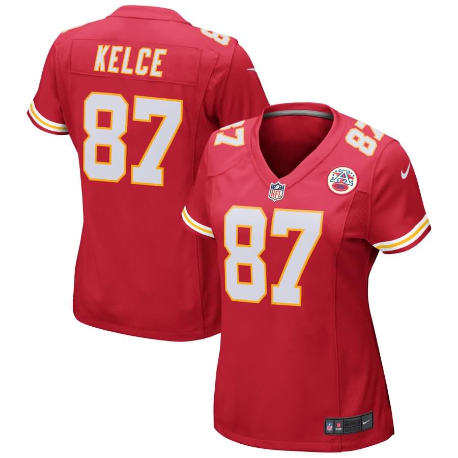 Travis Kelce Kansas City Chiefs Nike Girls Youth Game Jersey - Red