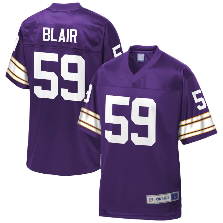 Matt Blair Minnesota Vikings NFL Pro Line Retired Player Jersey - Purple