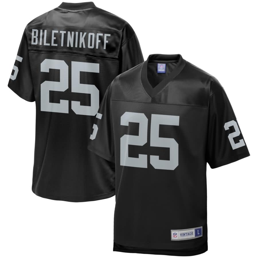 Fred Biletnikoff Oakland Raiders NFL Pro Line Retired Player Jersey - Black