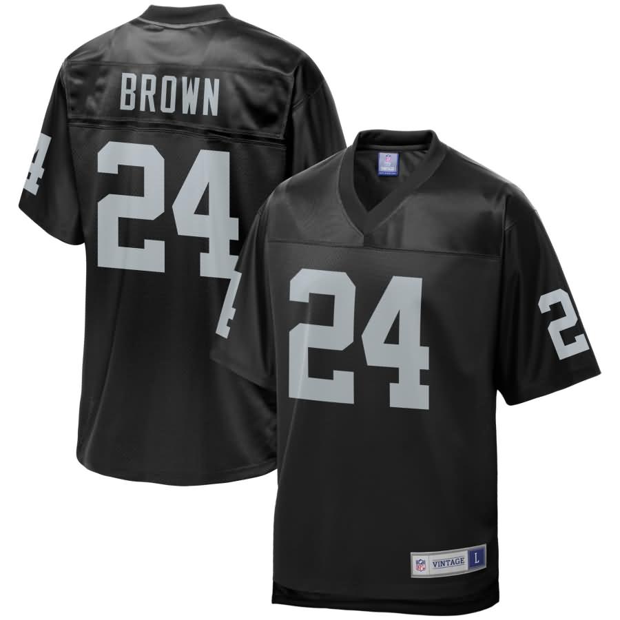 Willie Brown Oakland Raiders NFL Pro Line Retired Player Jersey - Black