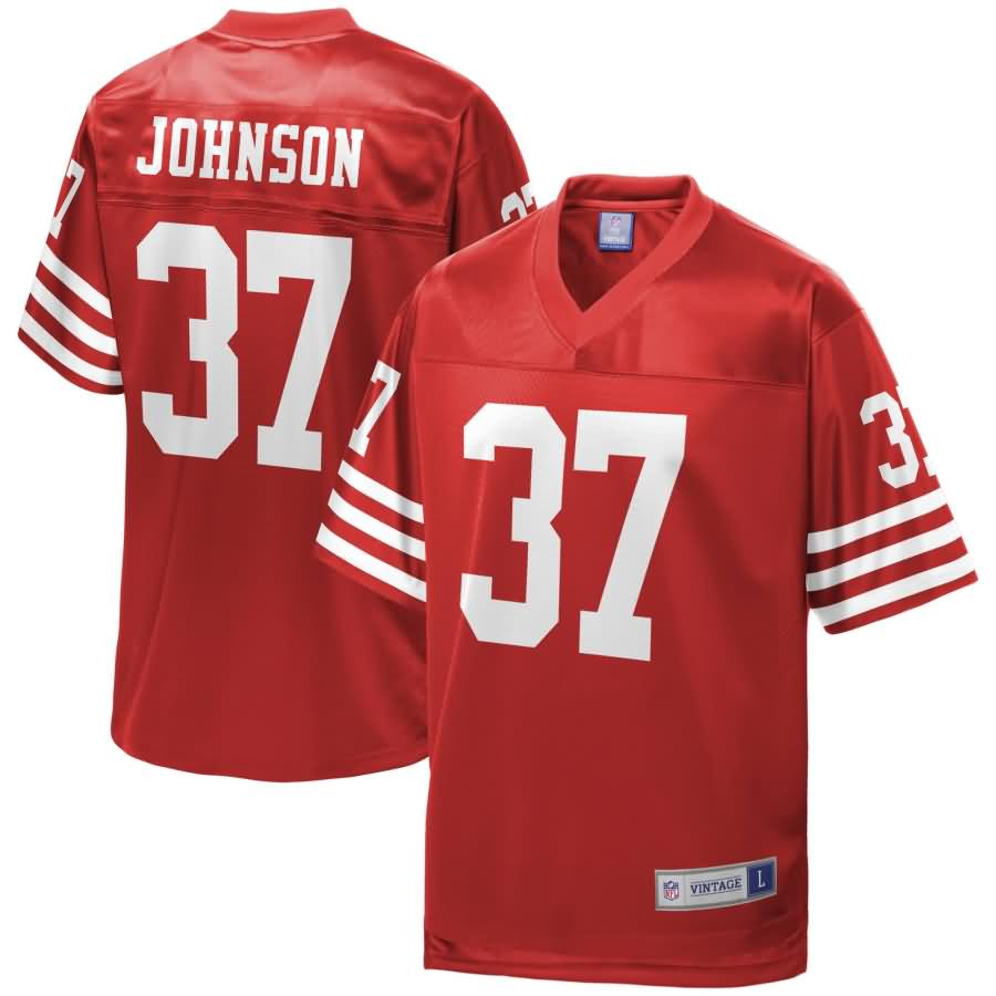 Jimmy Johnson San Francisco 49ers NFL Pro Line Retired Player Jersey - Red