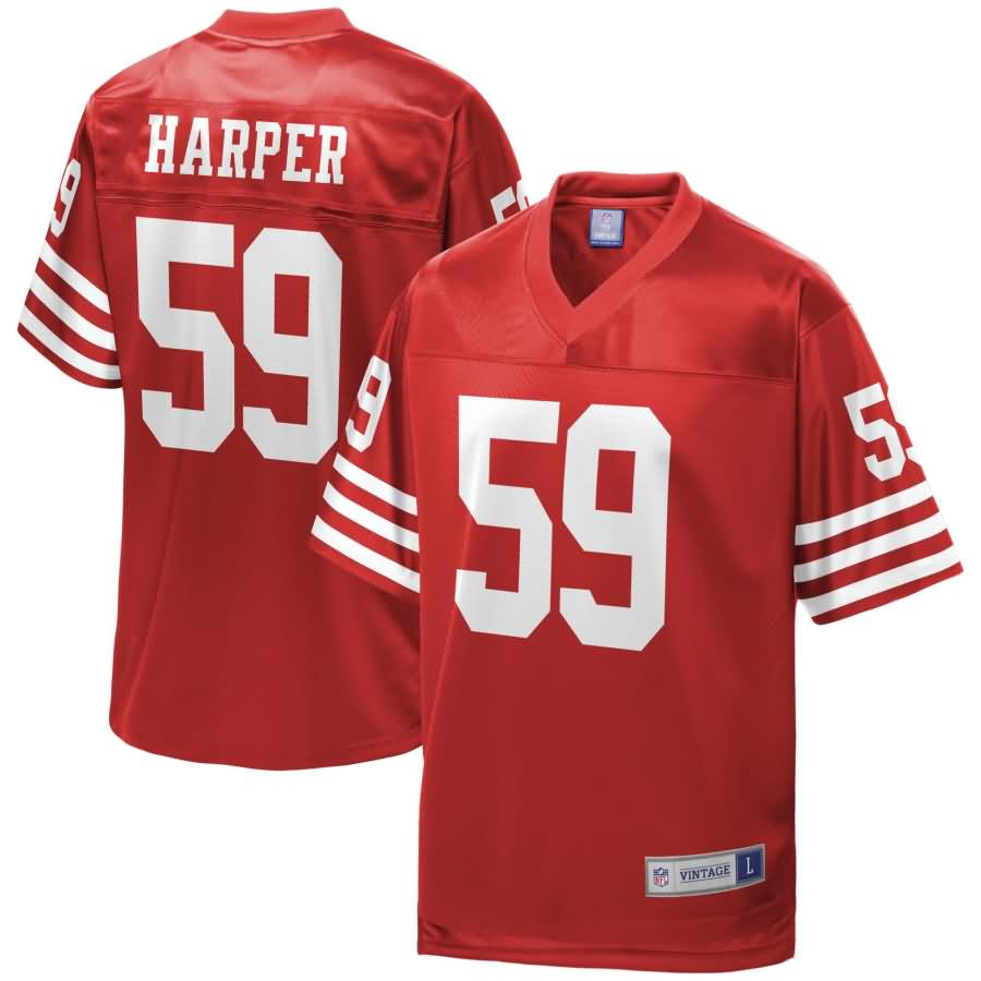 Willie Harper San Francisco 49ers NFL Pro Line Retired Player Jersey - Red