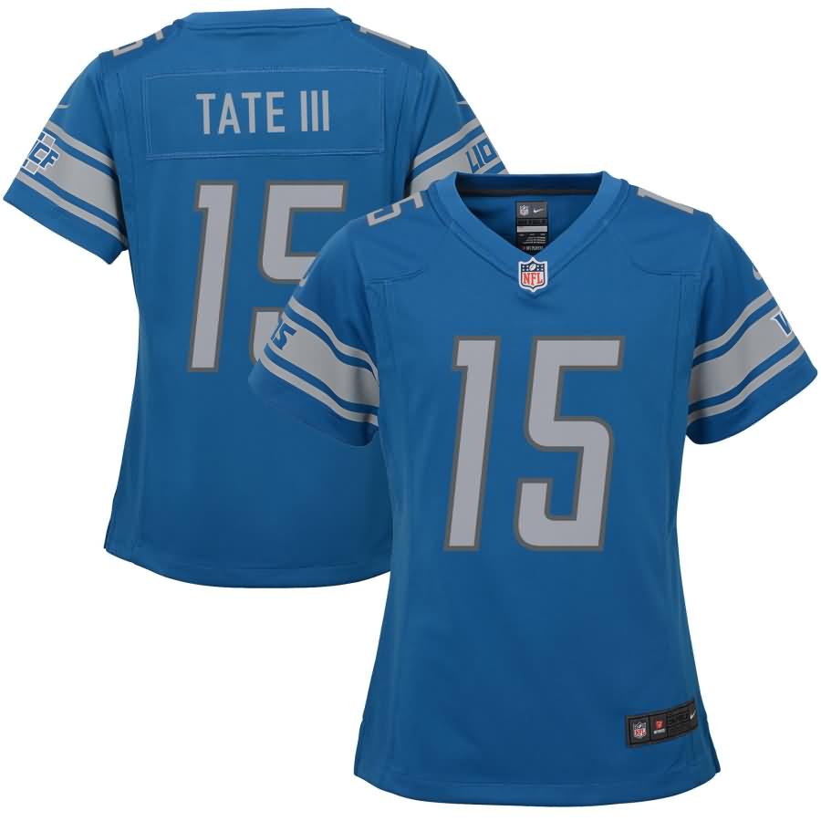 Golden Tate Detroit Lions Nike Girls Youth Game Jersey - Blue