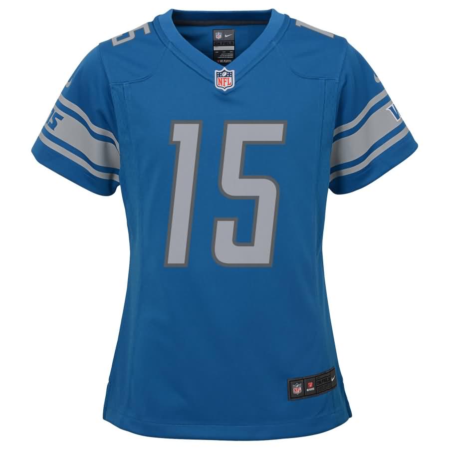 Golden Tate Detroit Lions Nike Girls Youth Game Jersey - Blue