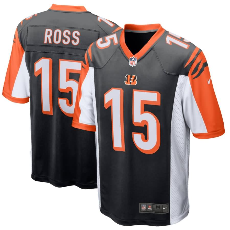 John Ross III Cincinnati Bengals Nike Game Jersey - Black