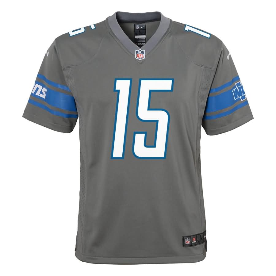 Golden Tate Detroit Lions Nike Youth Color Rush Game Jersey - Steel