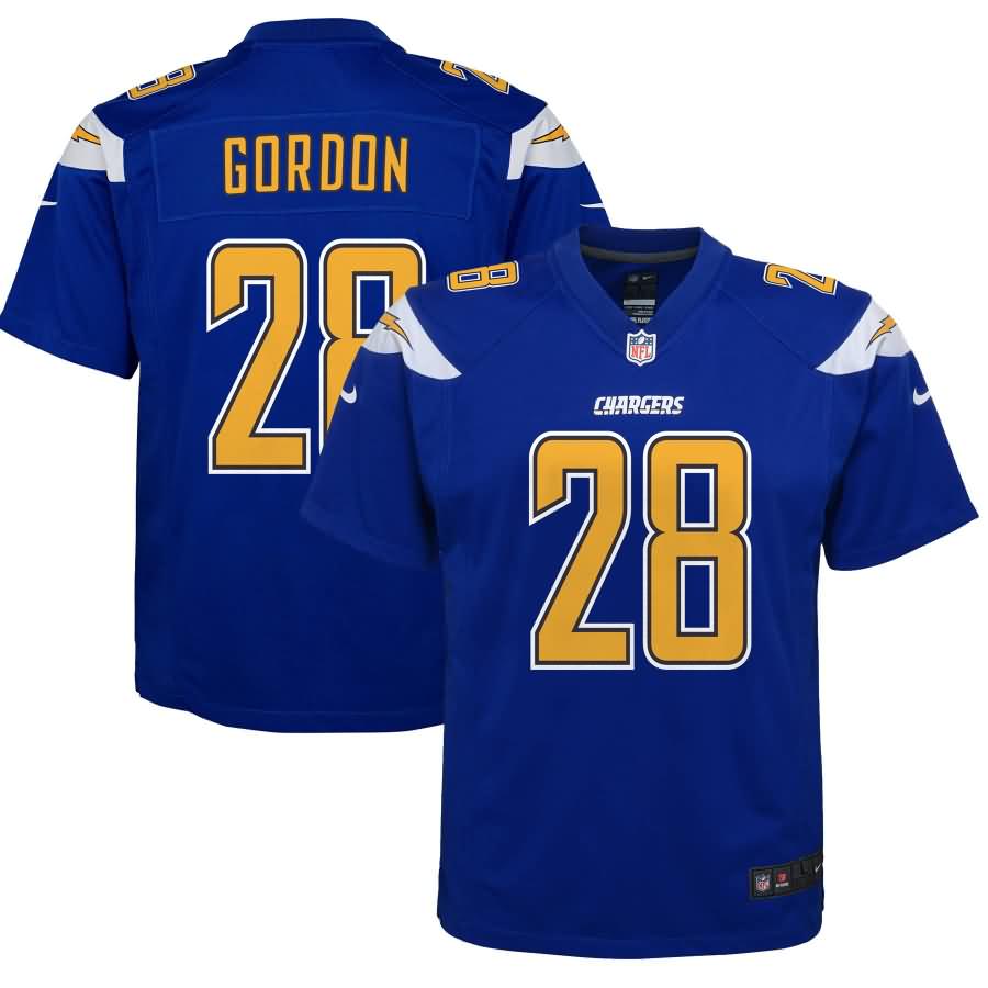 Melvin Gordon III Los Angeles Chargers Nike Youth Color Rush Game Jersey - Royal