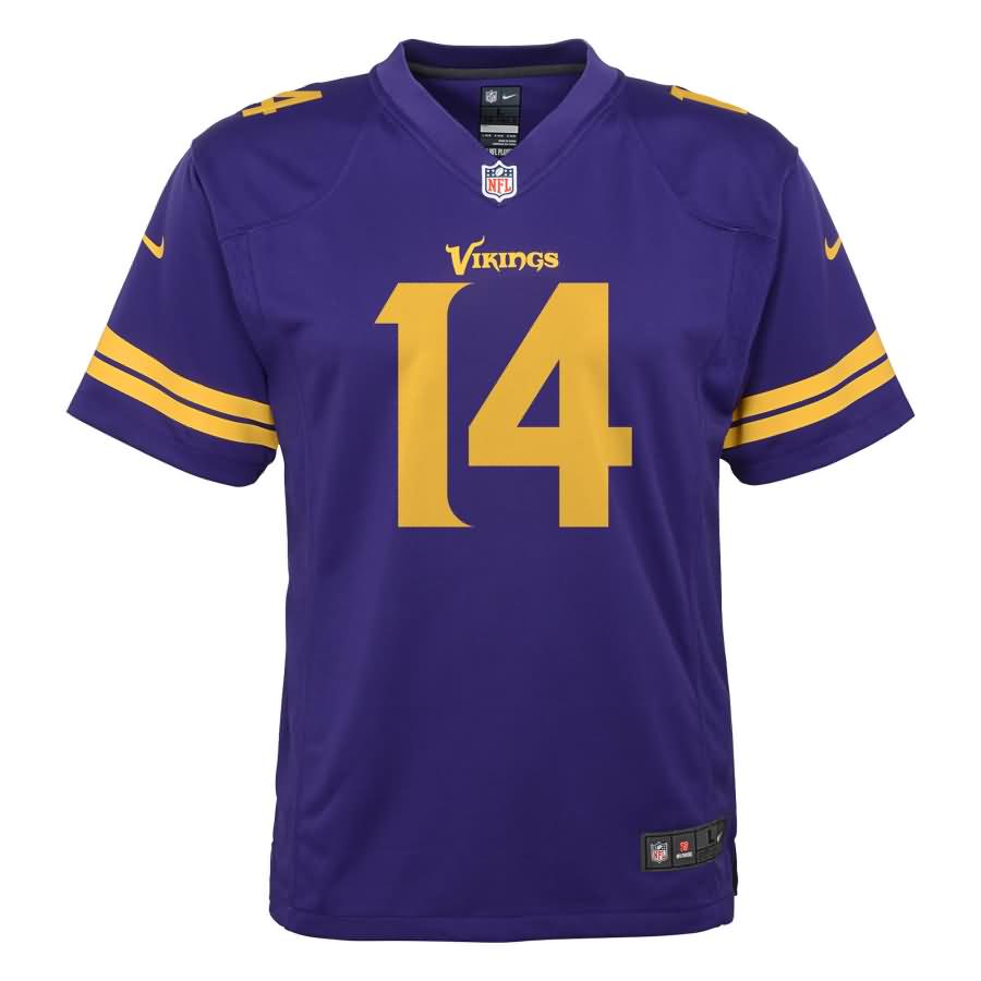 Stefon Diggs Minnesota Vikings Nike Youth Color Rush Game Jersey - Purple