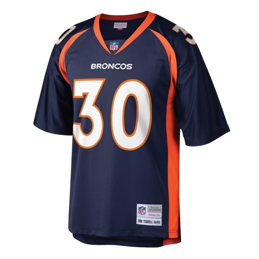 Terrell Davis Denver Broncos Mitchell & Ness Retired Player Replica Jersey - Navy