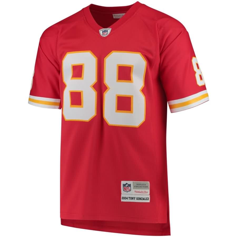 Tony Gonzalez Kansas City Chiefs Mitchell & Ness Retired Player Replica Jersey - Red