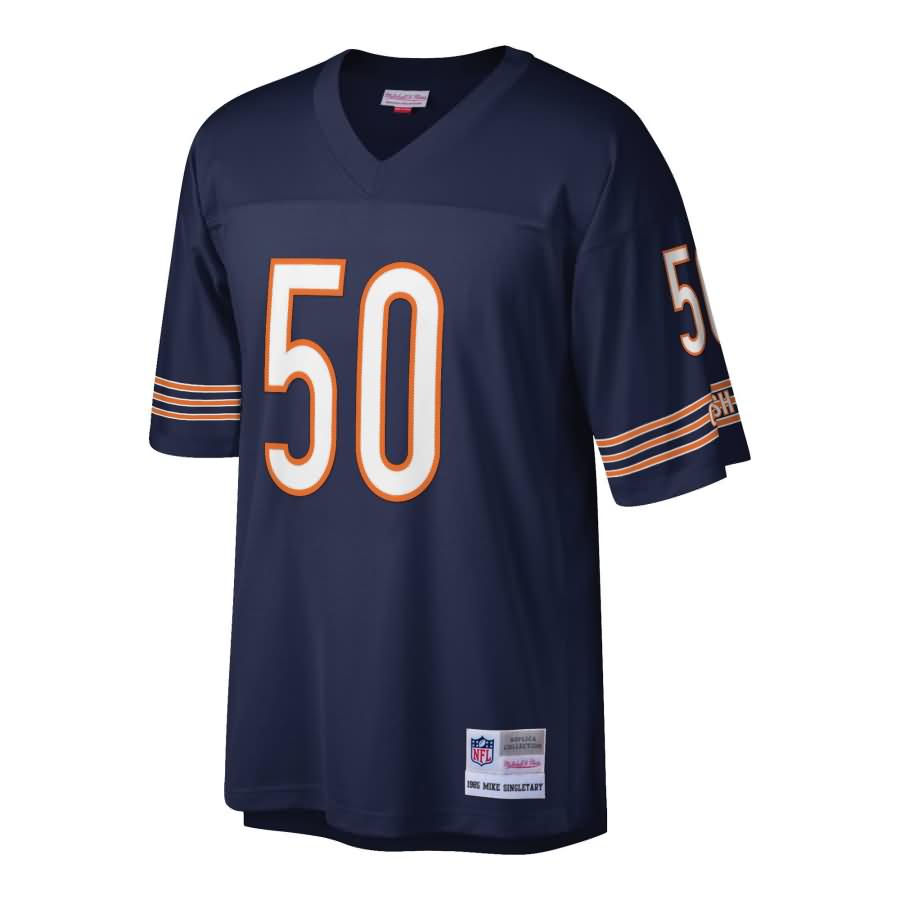 Mike Singletary Chicago Bears Mitchell & Ness Retired Player Replica Jersey - Navy