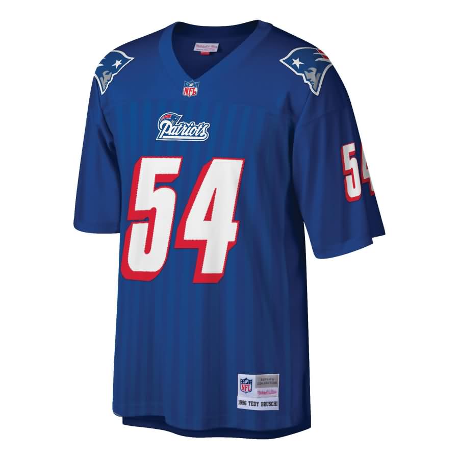 Tedy Bruschi New England Patriots Mitchell & Ness Retired Player Replica Jersey - Royal