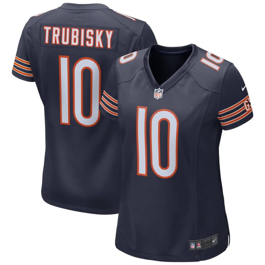 Mitchell Trubisky Chicago Bears Nike Women's Game Jersey - Navy