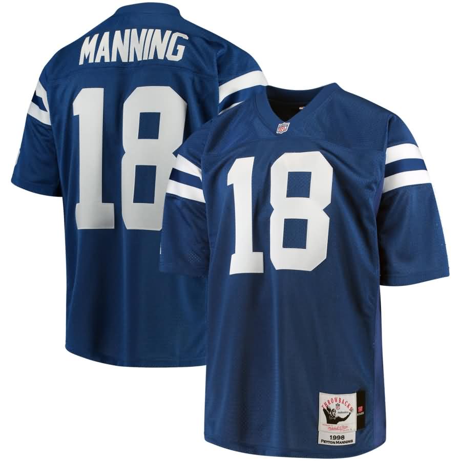 Peyton Manning Indianapolis Colts Mitchell & Ness 1998 Authentic Retired Player Jersey - Royal