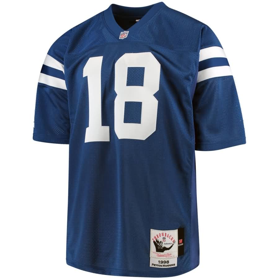 Peyton Manning Indianapolis Colts Mitchell & Ness 1998 Authentic Retired Player Jersey - Royal