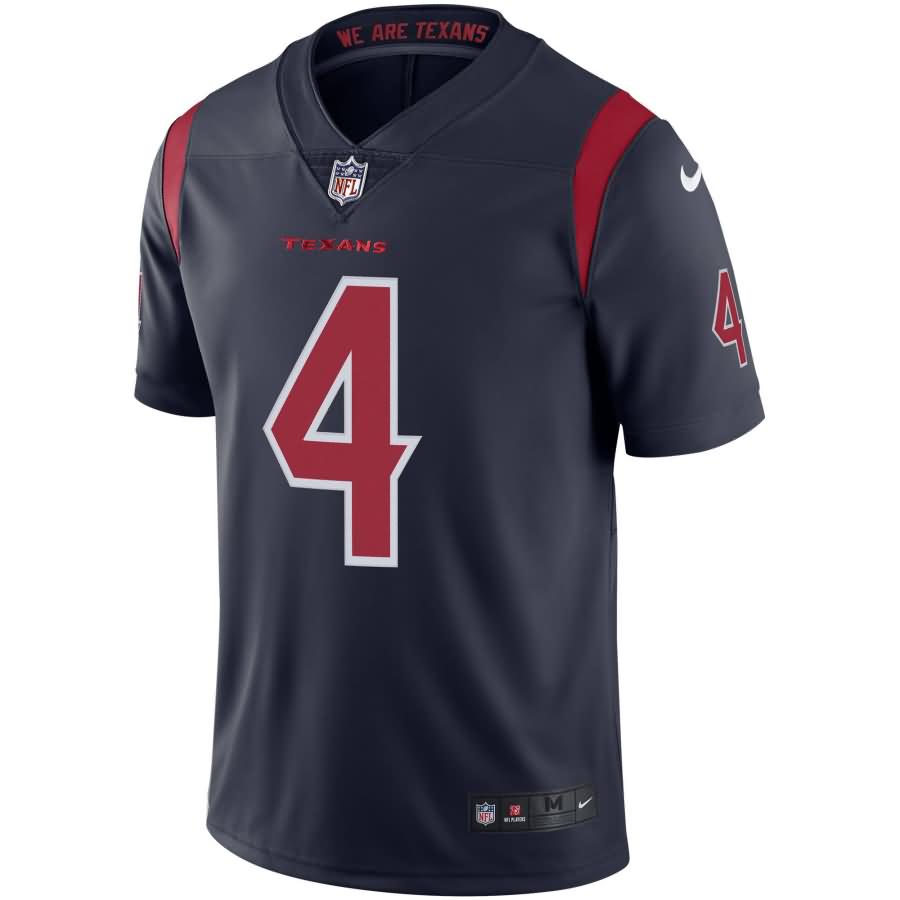 Deshaun Watson Houston Texans Nike Vapor Untouchable Color Rush Limited Player Jersey - Navy