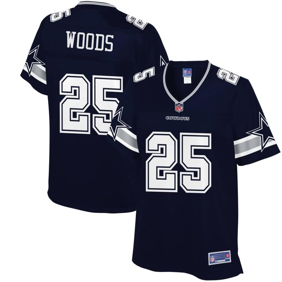 Xavier Woods Dallas Cowboys NFL Pro Line Women's Player Jersey - Navy