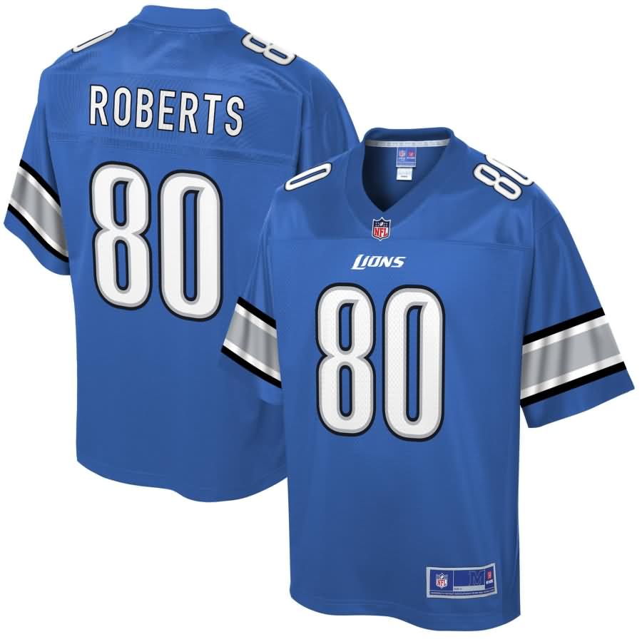 Michael Roberts Detroit Lions NFL Pro Line Historic Logo Player Jersey - Blue