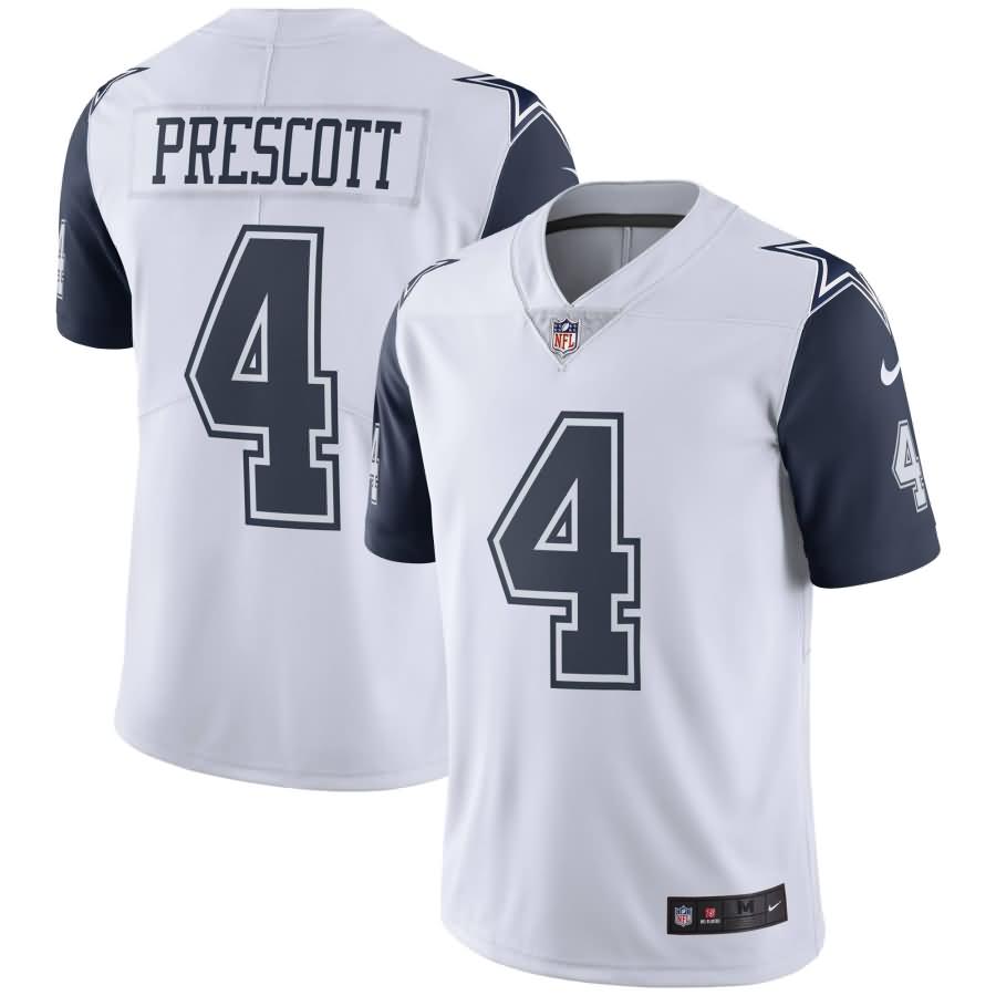 Dak Prescott Dallas Cowboys Nike Vapor Untouchable Color Rush Limited Jersey - White