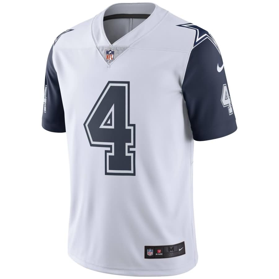 Dak Prescott Dallas Cowboys Nike Vapor Untouchable Color Rush Limited Jersey - White