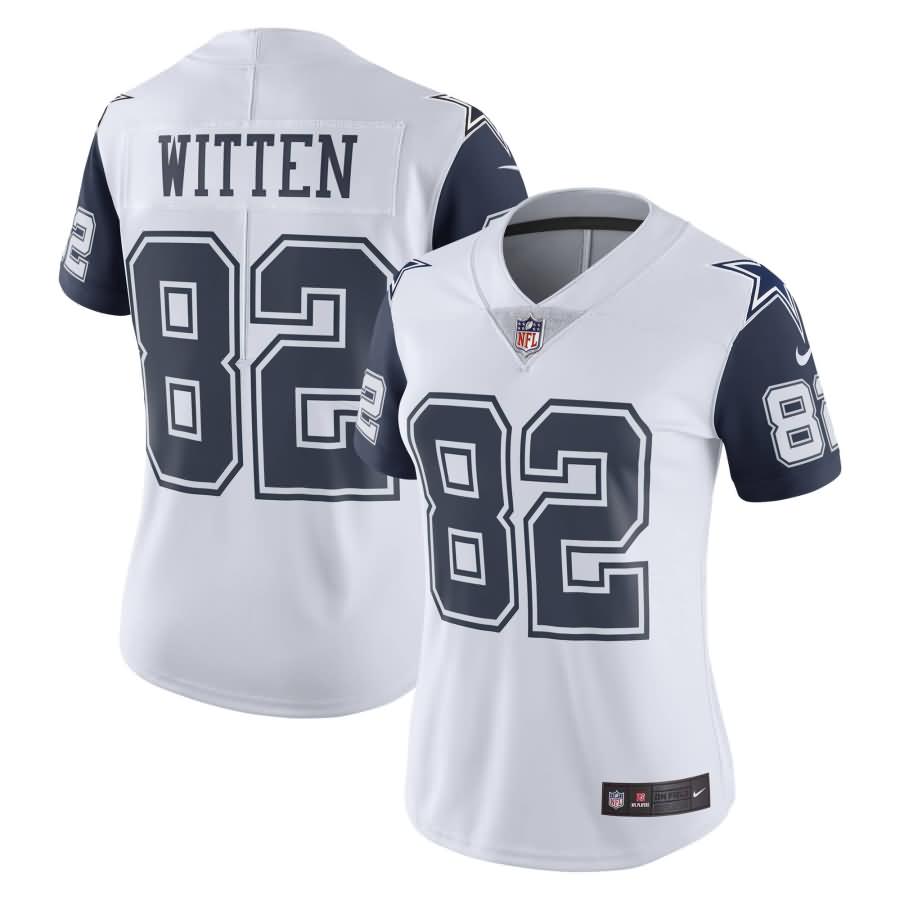 Jason Witten Dallas Cowboys Nike Women's Vapor Untouchable Color Rush Limited Jersey - White