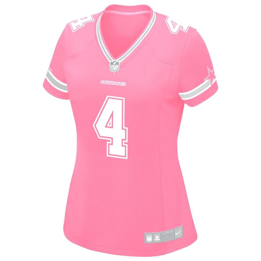 Dak Prescott Dallas Cowboys Nike Women's Game Jersey - Pink