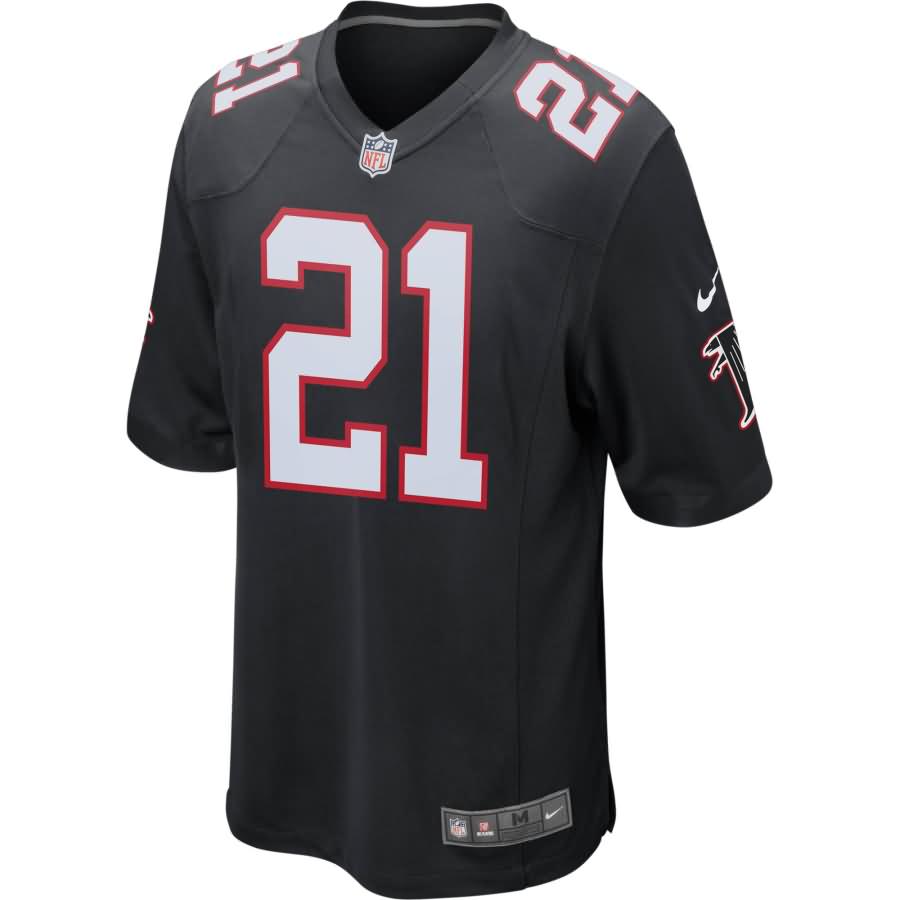 Deion Sanders Atlanta Falcons Nike Retired Player Game Jersey - Black