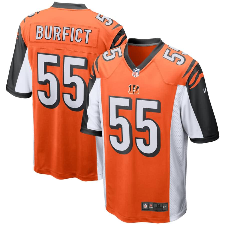 Vontaze Burfict Cincinnati Bengals Nike Game Jersey - Orange