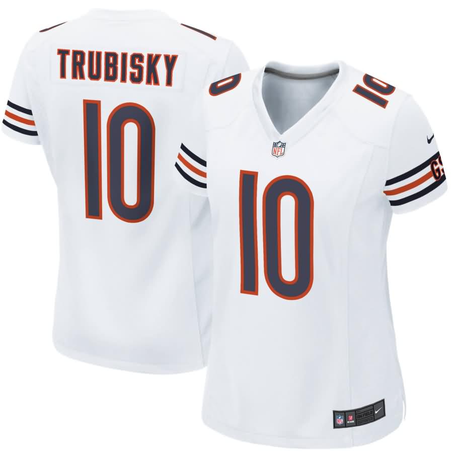 Mitchell Trubisky Chicago Bears Nike Women's Game Jersey - White