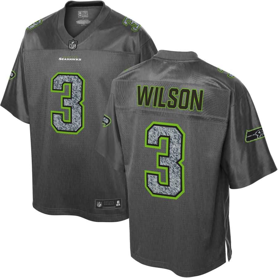 Russell Wilson Seattle Seahawks NFL Pro Line Fashion Static Jersey - Gray