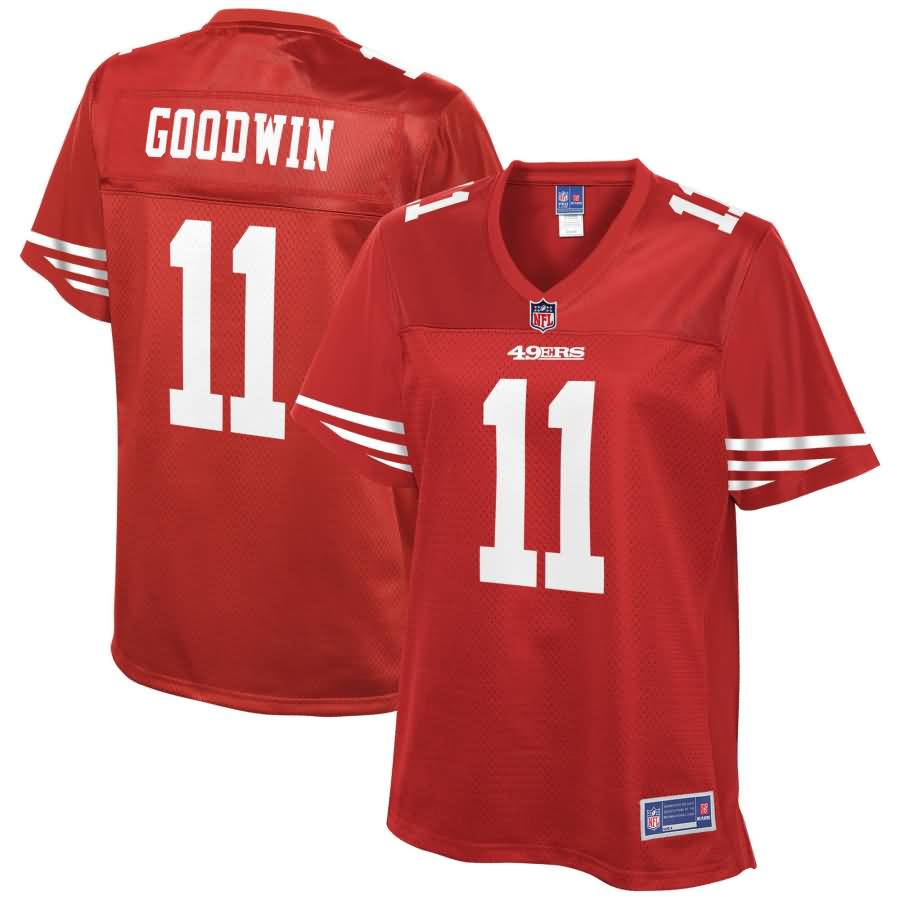 Marquise Goodwin San Francisco 49ers NFL Pro Line Women's Team Color Player Jersey - Scarlet