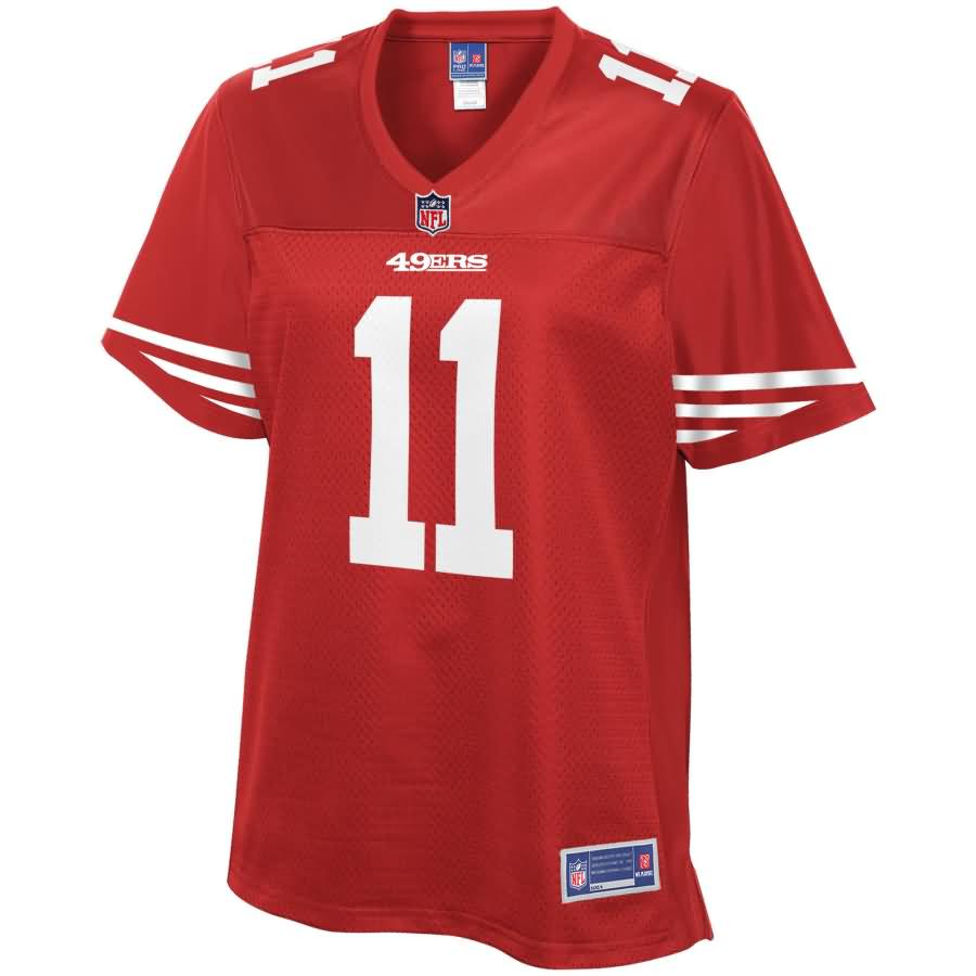 Marquise Goodwin San Francisco 49ers NFL Pro Line Women's Team Color Player Jersey - Scarlet