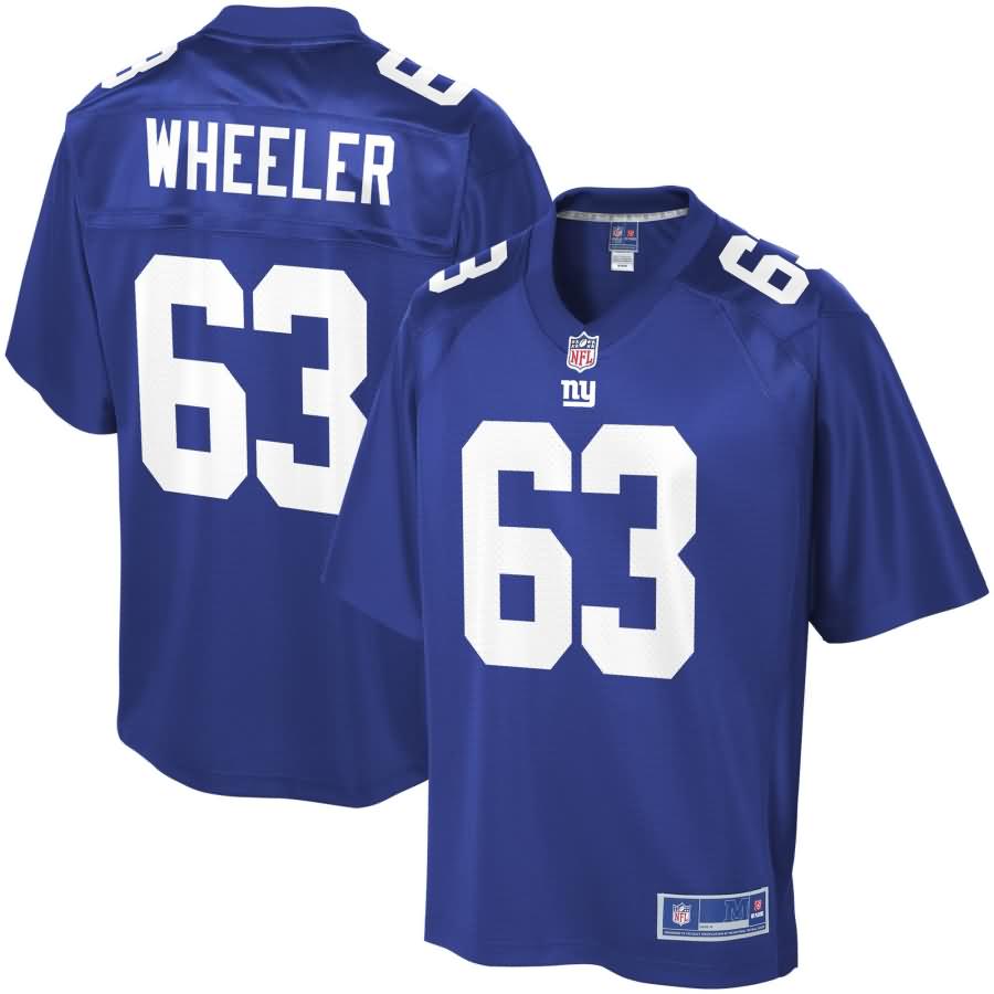 Chad Wheeler New York Giants NFL Pro Line Team Color Player Jersey - Royal