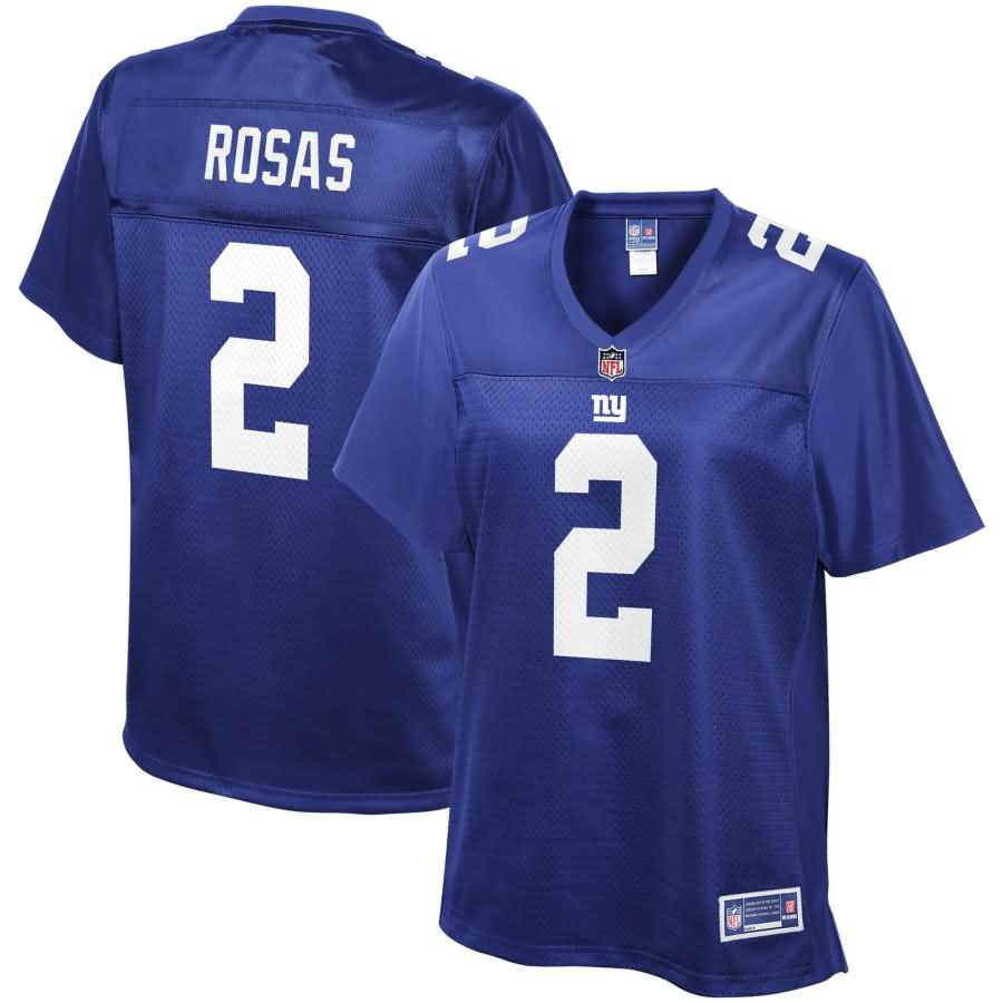 Aldrick Rosas New York Giants NFL Pro Line Women's Team Color Player Jersey - Royal