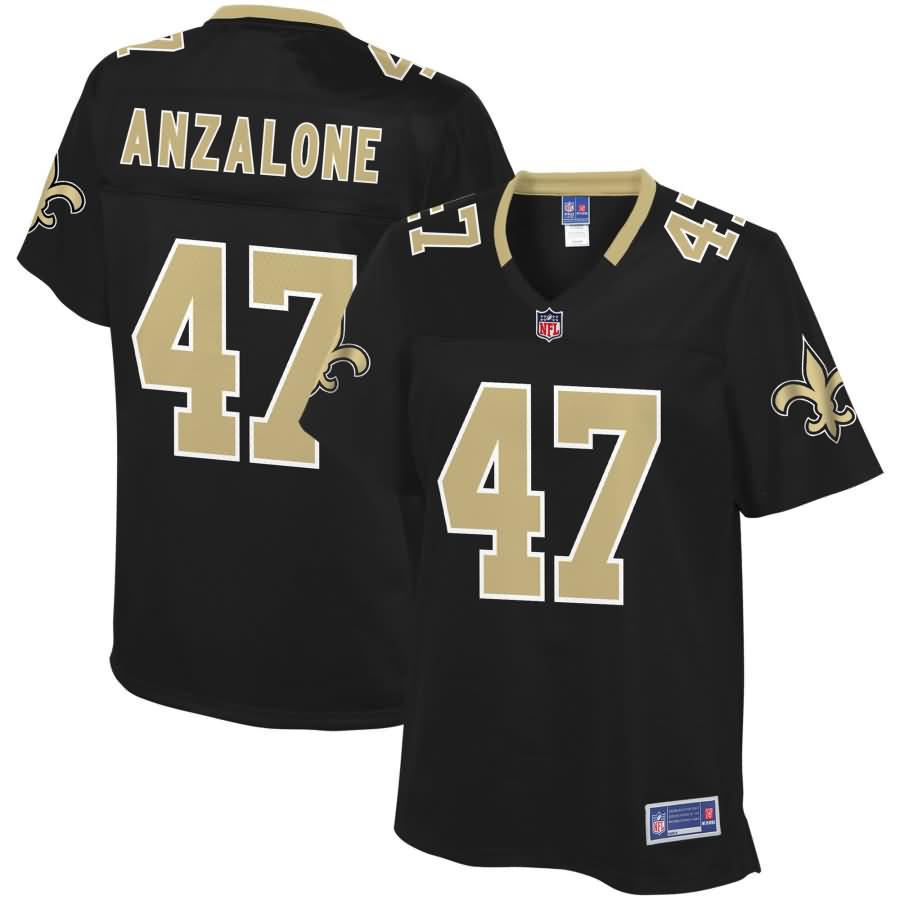 Alex Anzalone New Orleans Saints NFL Pro Line Women's Team Color Player Jersey - Black