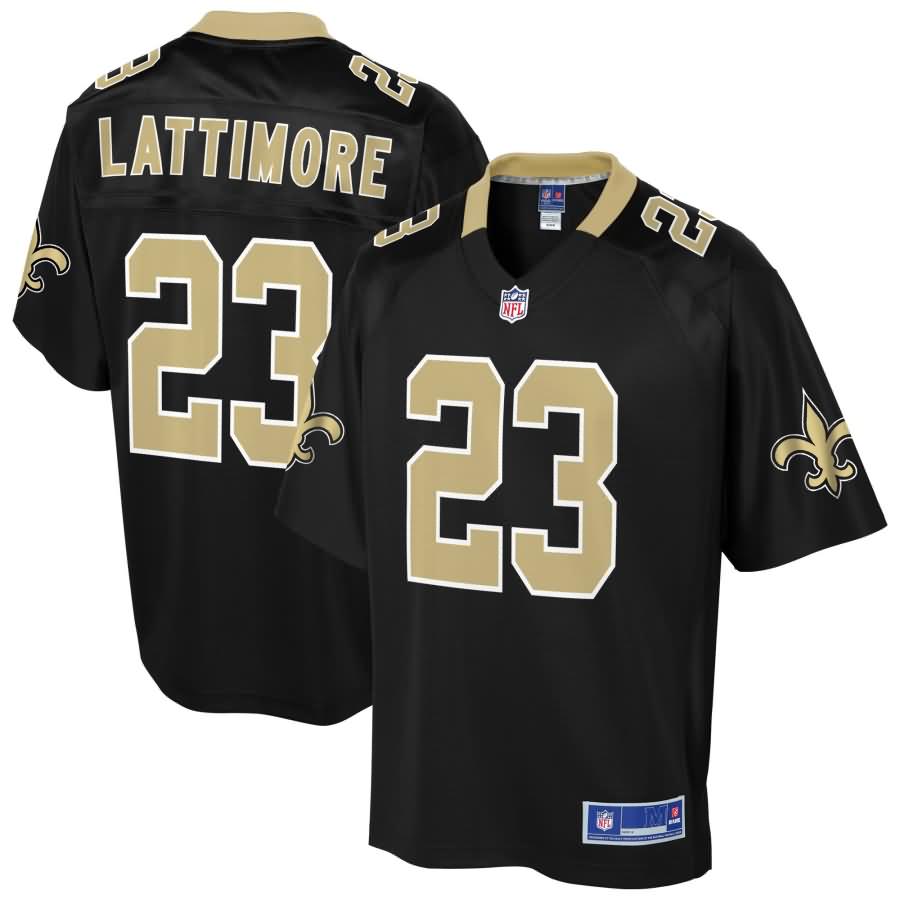 Marshon Lattimore New Orleans Saints NFL Pro Line Youth Team Color Player Jersey - Black