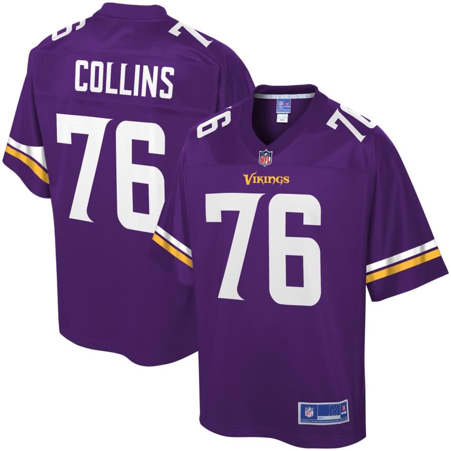 Aviante Collins Minnesota Vikings NFL Pro Line Team Color Player Jersey - Purple