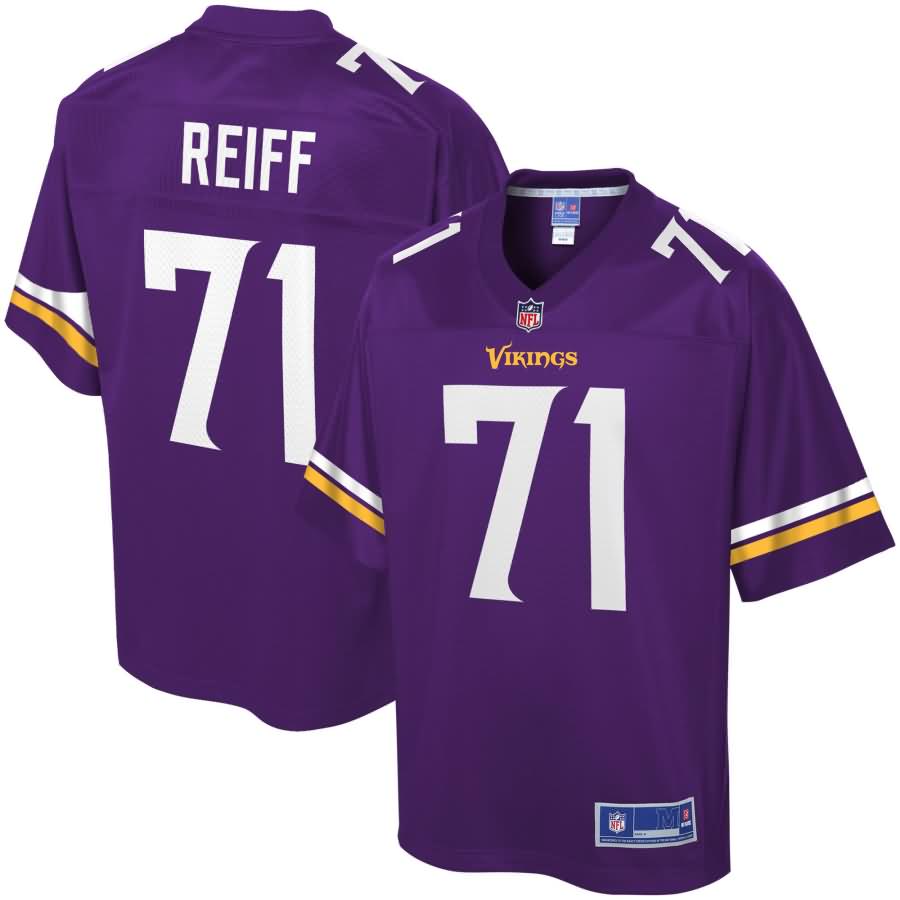 Riley Reiff Minnesota Vikings NFL Pro Line Team Color Player Jersey - Purple