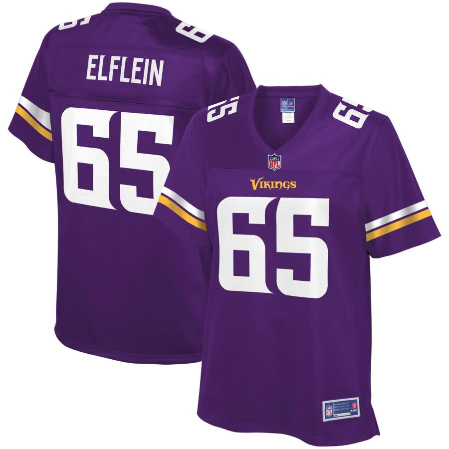 Pat Elflein Minnesota Vikings NFL Pro Line Women's Team Color Jersey - Purple