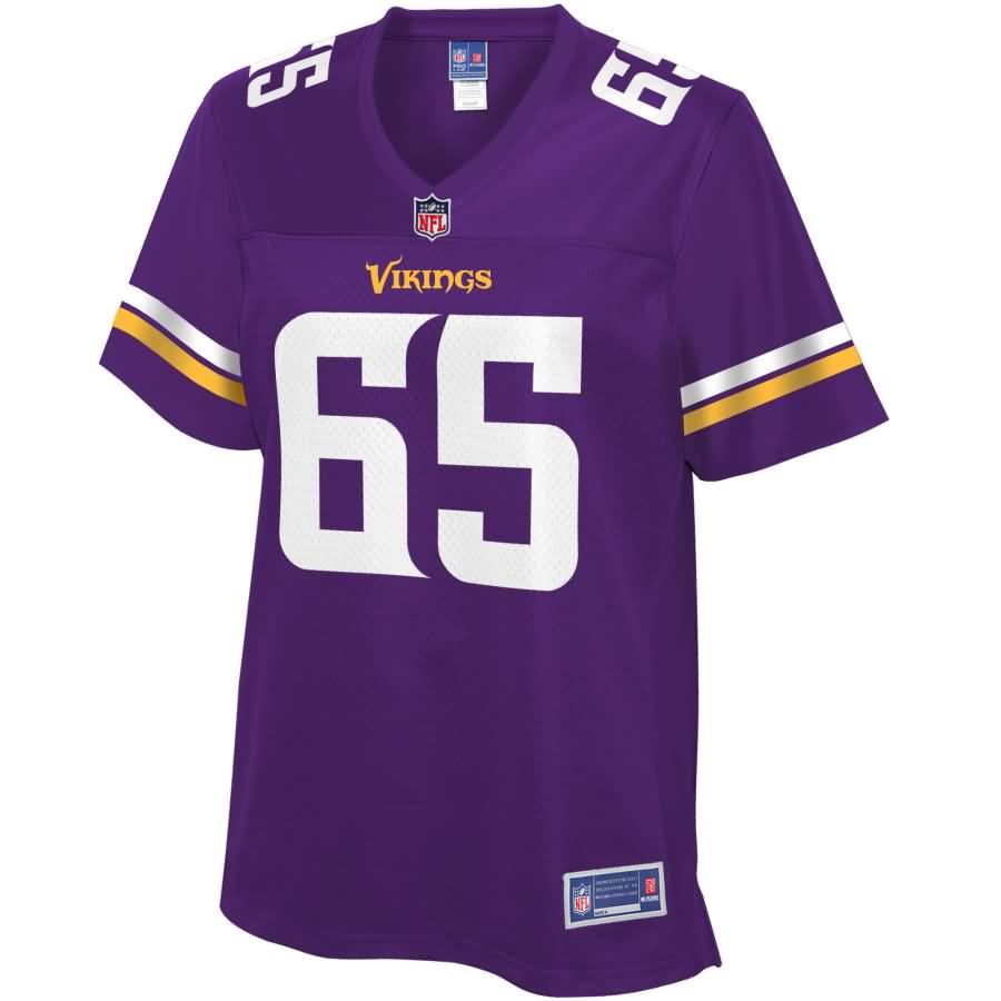 Pat Elflein Minnesota Vikings NFL Pro Line Women's Team Color Jersey - Purple