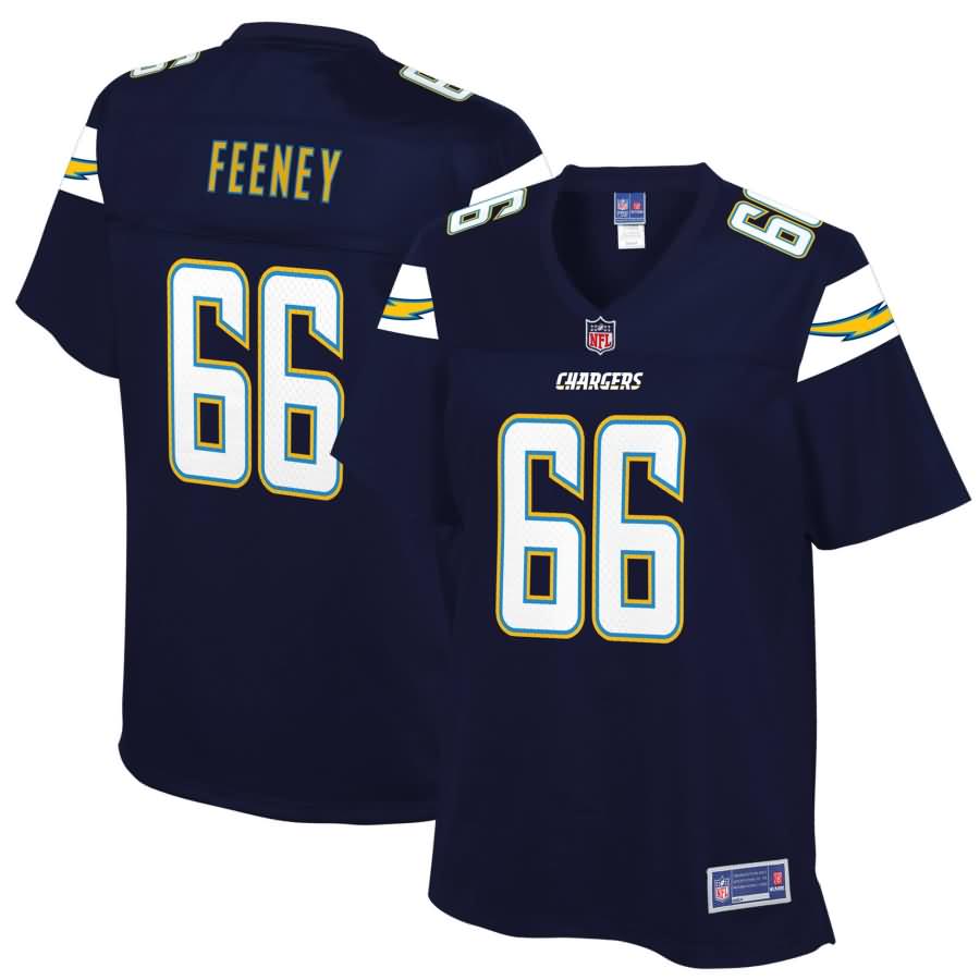 Dan Feeney Los Angeles Chargers NFL Pro Line Women's Team Color Player Jersey - Navy