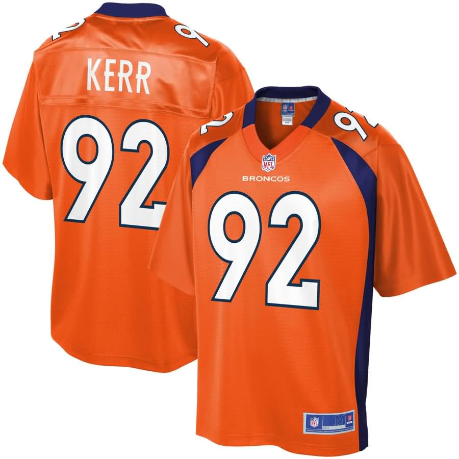 Zach Kerr Denver Broncos NFL Pro Line Team Color Player Jersey - Orange