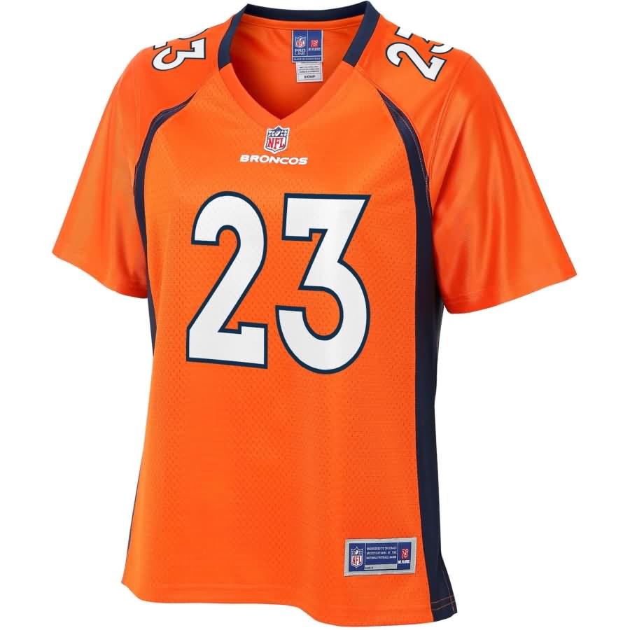 Devontae Booker Denver Broncos NFL Pro Line Women's Team Color Player Jersey - Orange