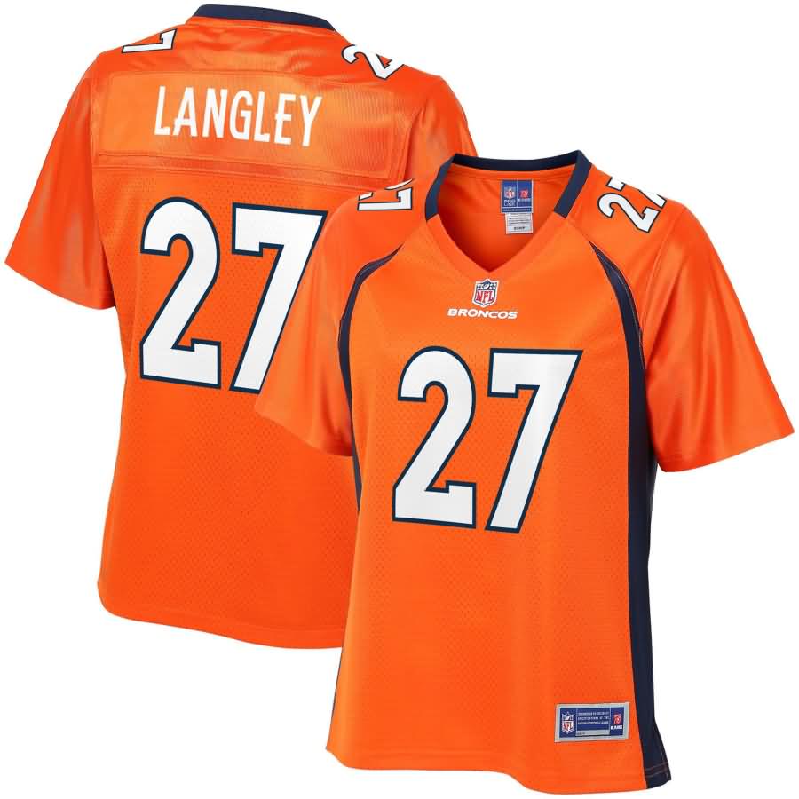 Brendan Langley Denver Broncos NFL Pro Line Women's Team Color Player Jersey - Orange