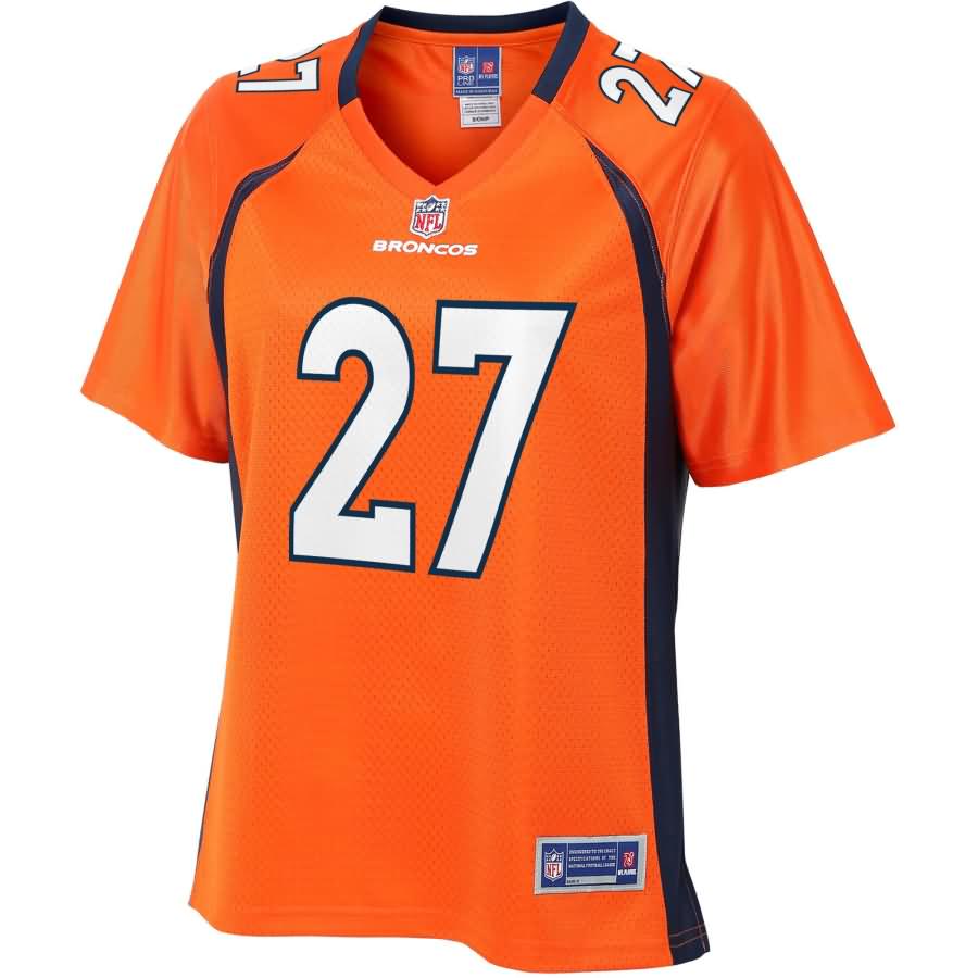 Brendan Langley Denver Broncos NFL Pro Line Women's Team Color Player Jersey - Orange